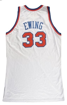 1993/94 Patrick Ewing Game Worn and Signed New York Knicks Home Jersey